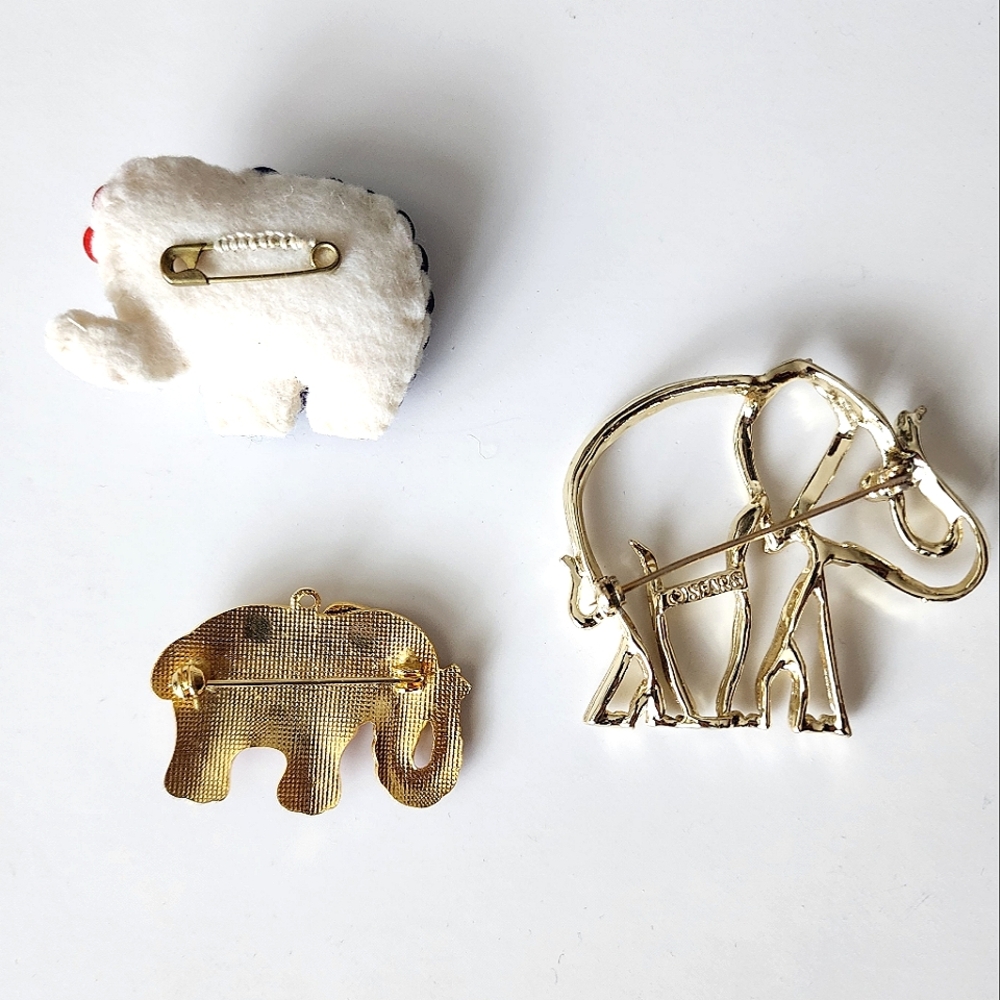 Elephant Pin Trio - Picture 2 of 4